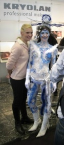 Eisfee-Bodypainting